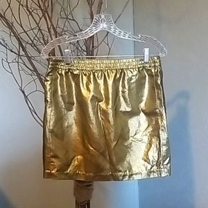 Metallic Amber Skirt